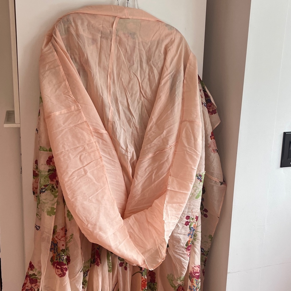 Free People Morning Glory Floral Smocked Maxi Dress Size XL NWT - Picture 8 of 11